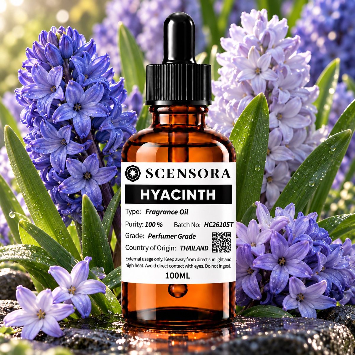 Scensora Hyacinth fragrance oil, perfumer-grade, 100ml to 5kg